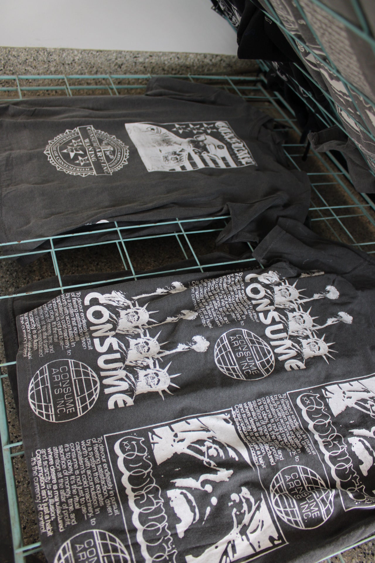 consume graphics tee