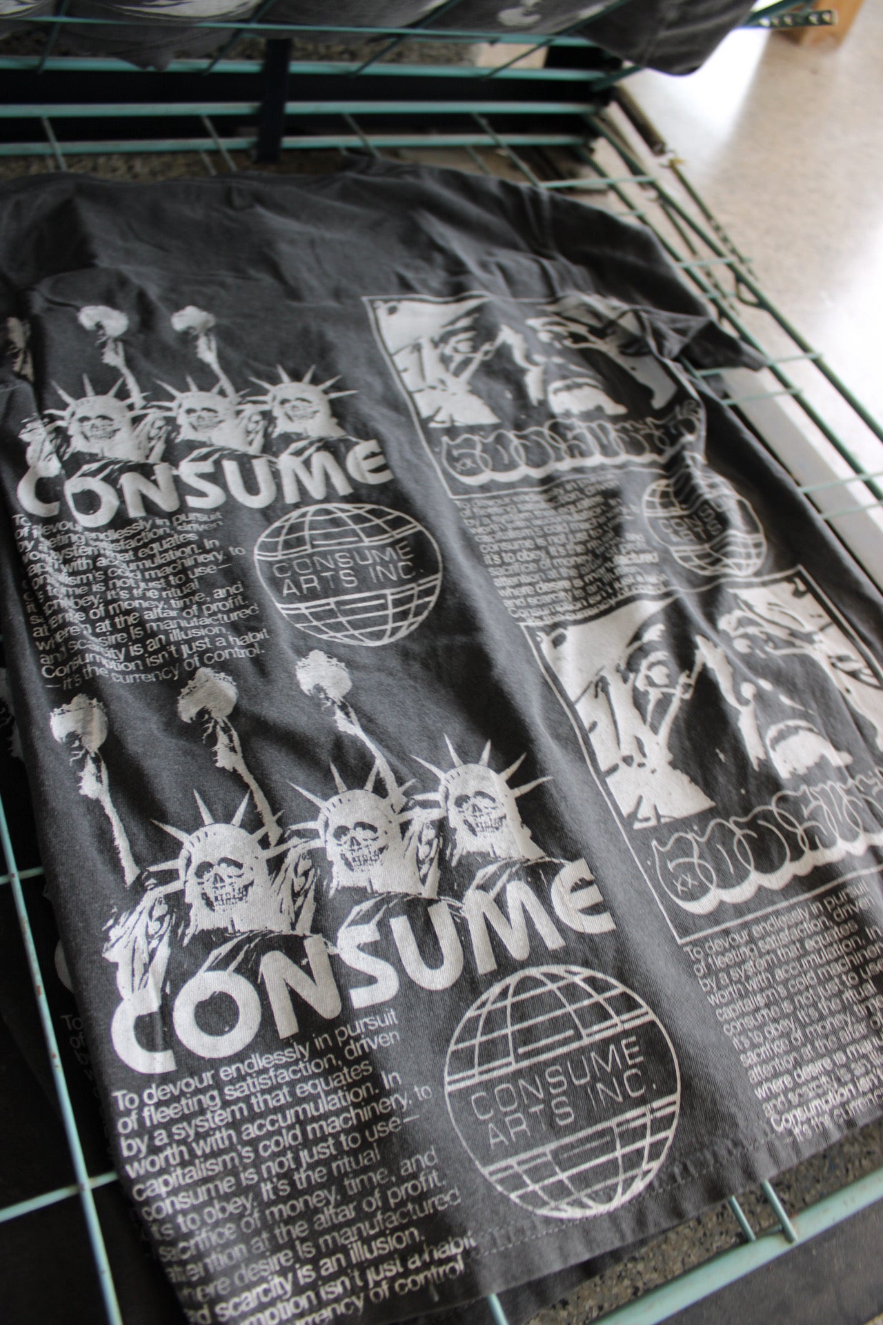 consume graphics tee