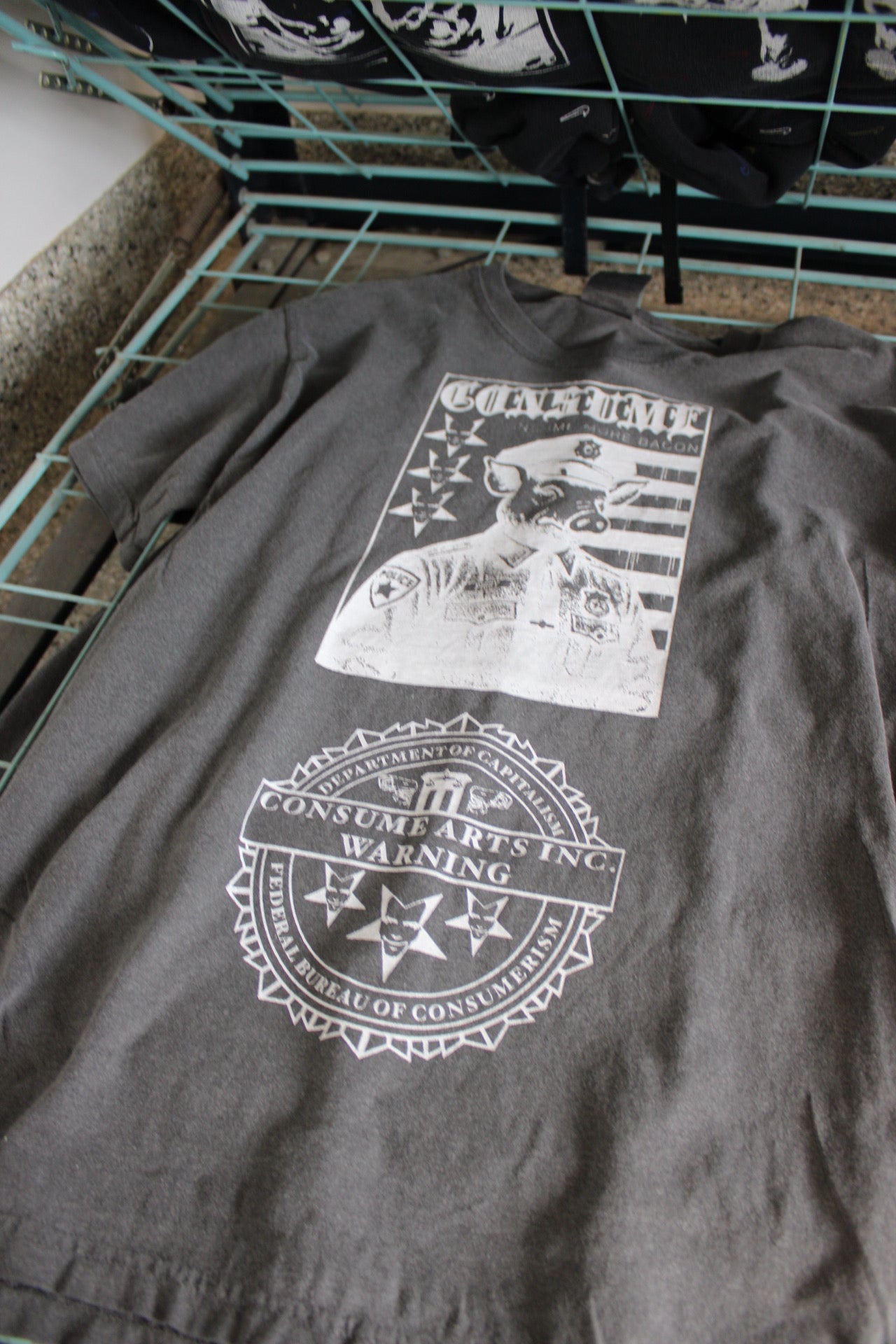 consume graphics tee